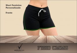 Short Feminino Preto – Fisio CMMG